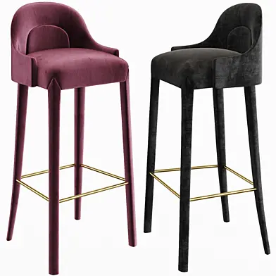 Juliettes Interiors Elegant Designer Bar Stool SKU: JBK220A