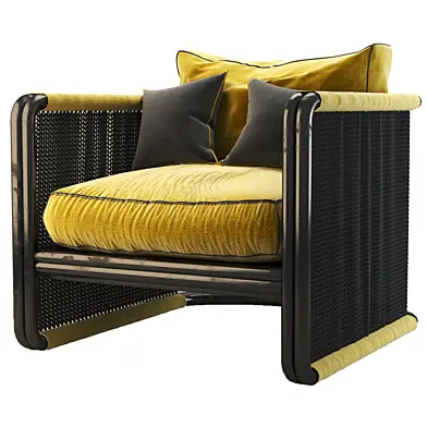 Fabric arm chair 05