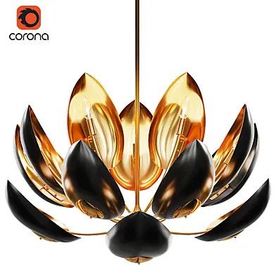 Lotus 16 Light Chandelier