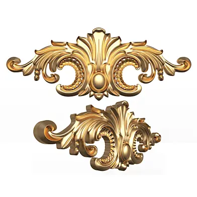 Carved Plaster Molding Decoration