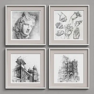 Nice Picture Frames Set 233