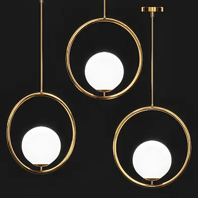 Circular crystal led chandelier