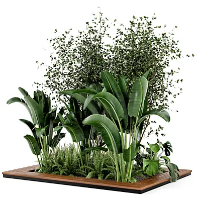 Outdoor Garden set bush and Tree - Garden Set 188