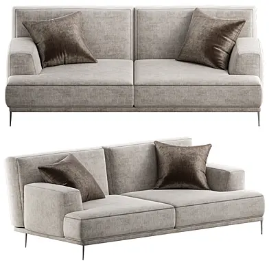 Abisko Mist Gray Sofa
