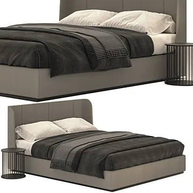 RH Lawson gray bed