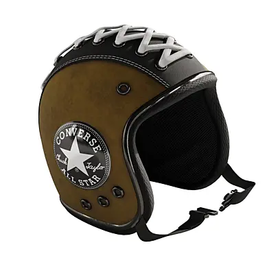 Moto helmet converse