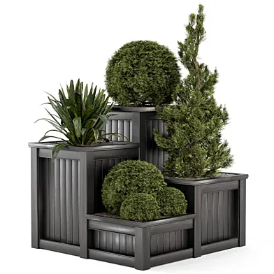 Outdoor Garden set bush and Tree - Garden Set 194