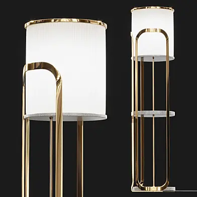 MEGAN ROUND LAMP WITH TABLE