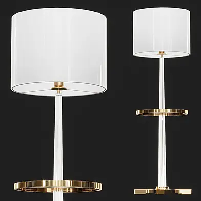 Foter Glass Cylinder Floor Lamp