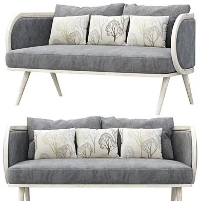Victoria velour loveseat HV60 / Двухместный велюровый диван