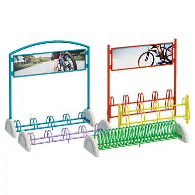 Bicycle stands one