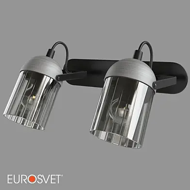 ОМ Настенный светильник с поворотными плафонами Eurosvet 20122/2 Mars