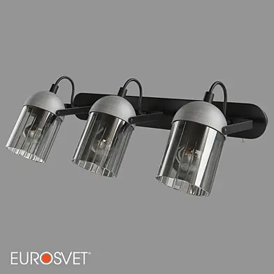 ОМ Настенный светильник с поворотными плафонами Eurosvet 20122/3 Mars