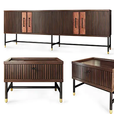 Комод&nbsp; и тумба прикроватная Matilda. Nightstand, sideboard by Dogta SH