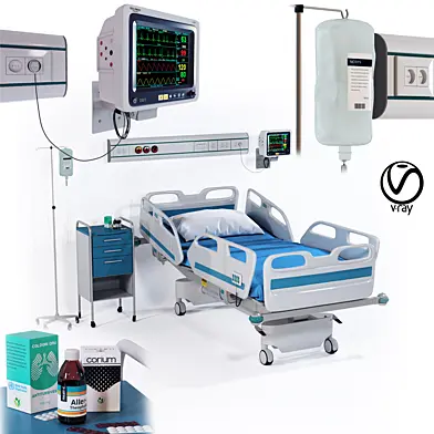hospital patient electrical bed-vray