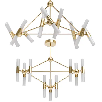 Chandelier Graphite Lampatron