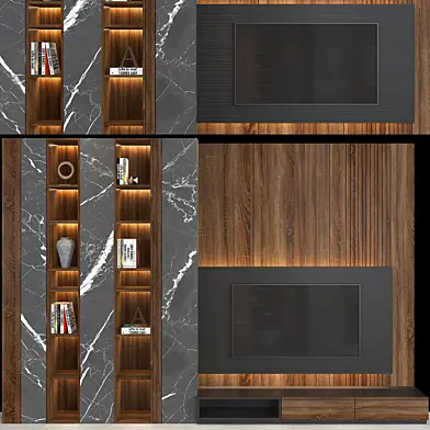 TV Wall set 06