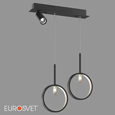 ОМ Подвесной светодиодный светильник Eurosvet 90249/3 Verge