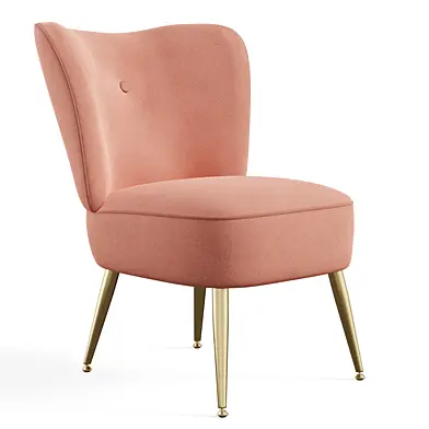Haley Wide Tufted Velvet Side Chair