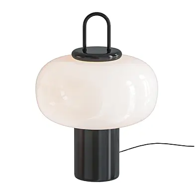 Nox Small Glass Table Lamp