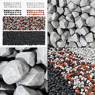 Gravel splinter smooth n1 / Гравий обломочный гладкий№1
