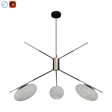 Champignon 3-Light Chandelier
