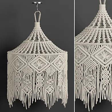 macrame chandelier 07