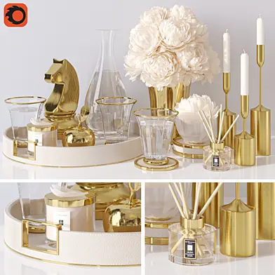 Decoration Set 35 - Gold set