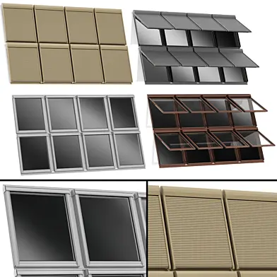 Мансардные окна / Roof windows Skylights