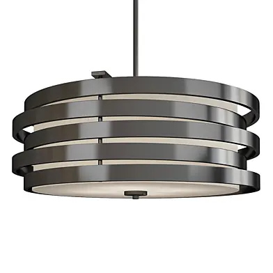 Roswell drum pendant light