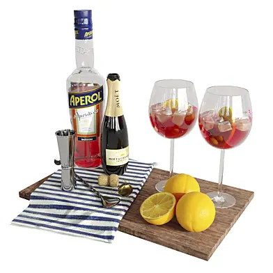 Cocktail aperol 1 set 4