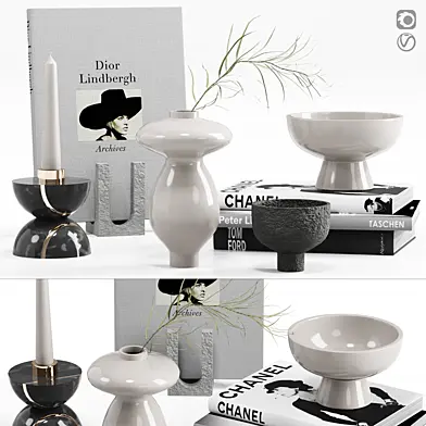 Neutral Colored Decorative Set 07