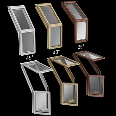 Мансардные окна балкон / Roof windows dormer skylights