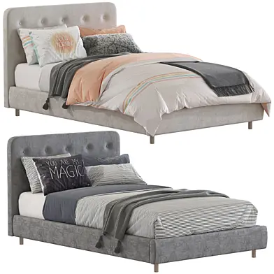 Кровать Miller Tufted Upholstered Bed