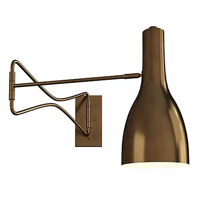 Jamie young lenz swing arm wall sconce
