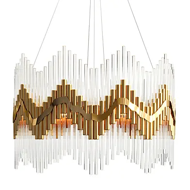 Luxurious Modern Crystal Chandelier Gold Silver