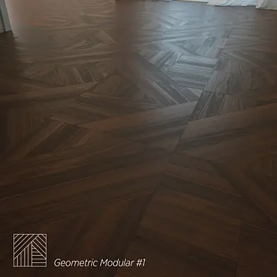 Tribeca Flat Modern Geometric Modular Flooring