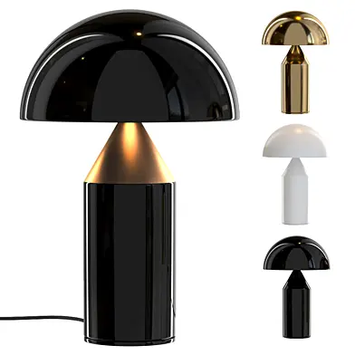 Mid Century Mushroom Table Lamp