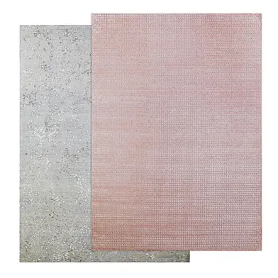 Ковры сет 05 (BLUSH PALE / SWARM AQUA)  2 шт