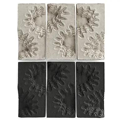 Abstract coral relief