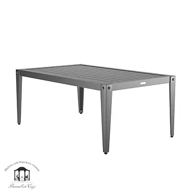 Leon outdoor rectangular coffee table OM
