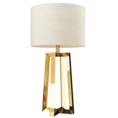 Helena brass led rotary socket table lamp