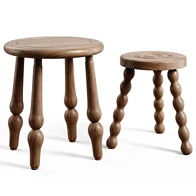 Heaps & Woods - Leon stool