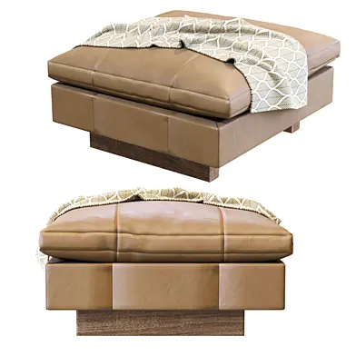 Harmony Ottoman Leather