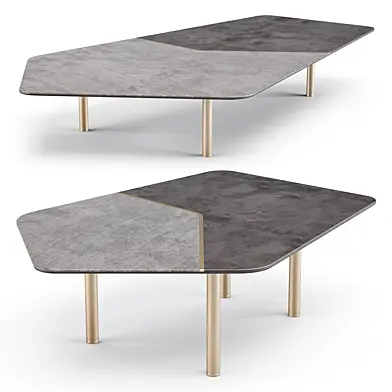 Minotti: Brink - Coffee and Side Tables Set 02