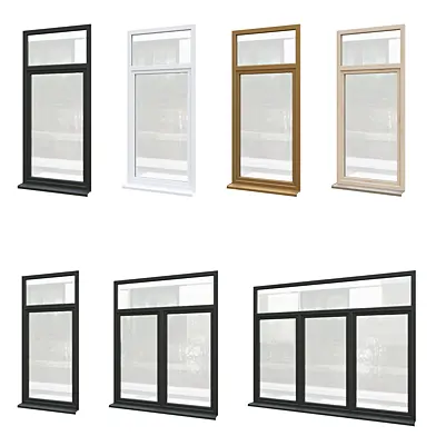 Экстерьерные окна (оптимизированные) v.03 / Exterior windows (optimized) v.03