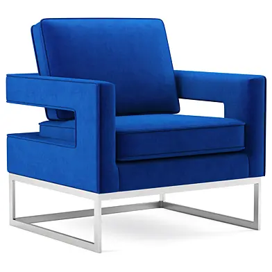 Noah Velvet Accent Chair