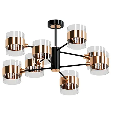 Loft style ceiling chandelier