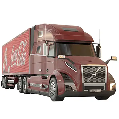 Volvo VNL Vinyl 760 Santa Tractor Truck