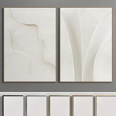 Plaster Two Photo Frame E-15